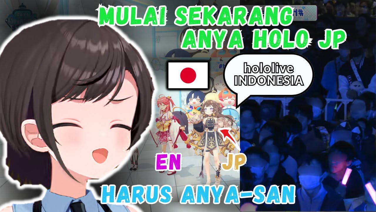 Lucunya ANYA Tegaskan Kata INDONESIA Pas Jiko HoloEXPO Dan SUBARU Panggil 