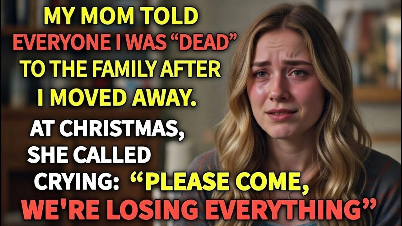 Mom Told Everyone I Was “Dead to the Family.” After I Moved Away—Then at Christmas Dinner She Called