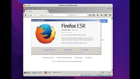 Windows 2000 - Firefox 52 ESR - Office 2007