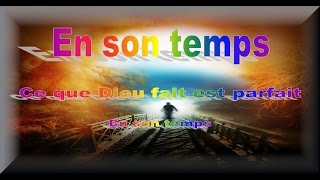 En son temps chords