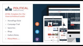 Political Responsive HTML5 Template | Themeforest Templates