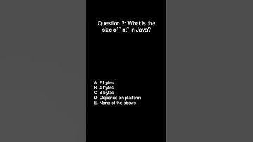 Java Programming MCQ | Question [3] | Test Your Java Skills