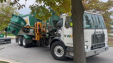 WM Autocar Fast Labrie Automizer Garbage Truck!