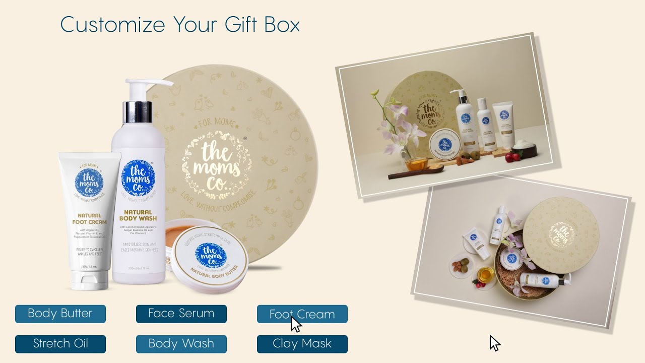 This festive season, create your own Gift box with The Moms Co.!