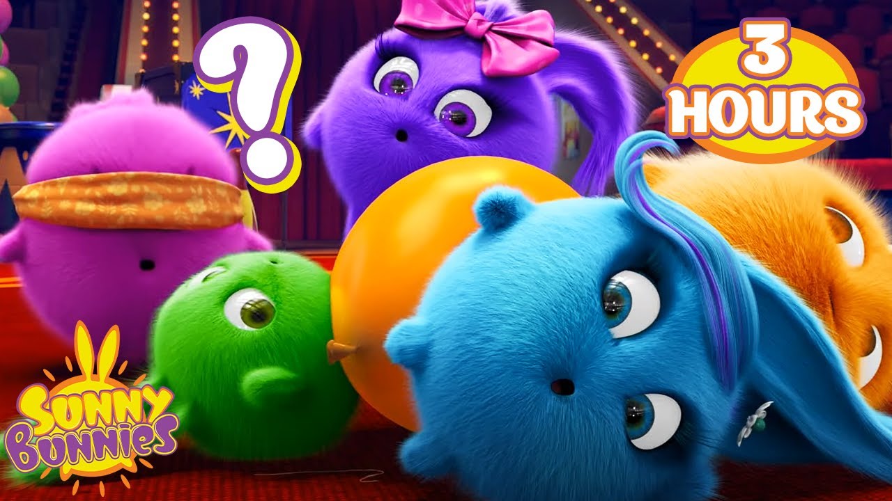 What game are the Sunny Bunnies playing? | 3 hours of Sunny Bunnies Full Episodes