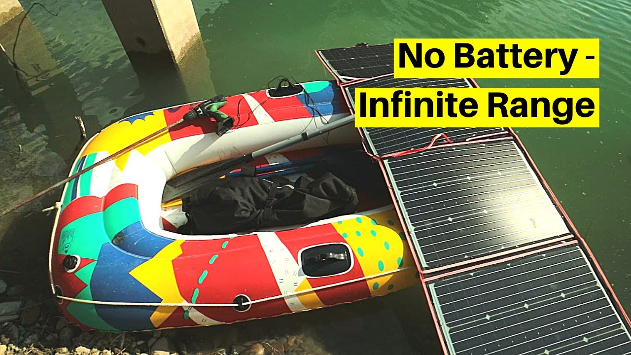 Making The World’s Simplest Solar Powered Boat (No Battery)