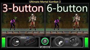 Ultimate Mortal Kombat 3 (Sega Genesis vs Sega Genesis) Real Hardware Comparison