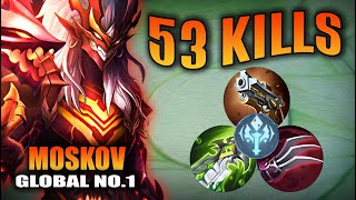 : TOP 1 GLOBAL MOSKOV BEST 1 HIT BUILD 2024! THIS BRUTAL INSANE BUILD IS TOTALLY BROKEN!!!