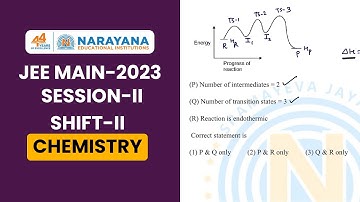 JEE MAIN (JAN 06/04/23) AN - CHEMISTRY MEMORY BASED QUESTIONS KEY & SOLUTION EXPLANATION