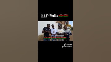 RIP Raila 15th October 2025 (official Music Video)
