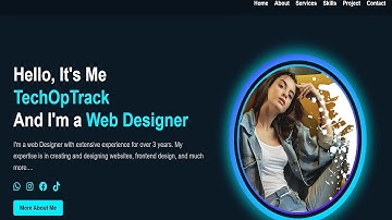 Build a Responsive Personal Portfolio Website Using HTML & CSS & JavaScript 2025