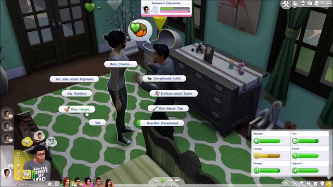 Sims Making Baby Let's Play The Sims 4 Part 18- Baby Making - YouTube