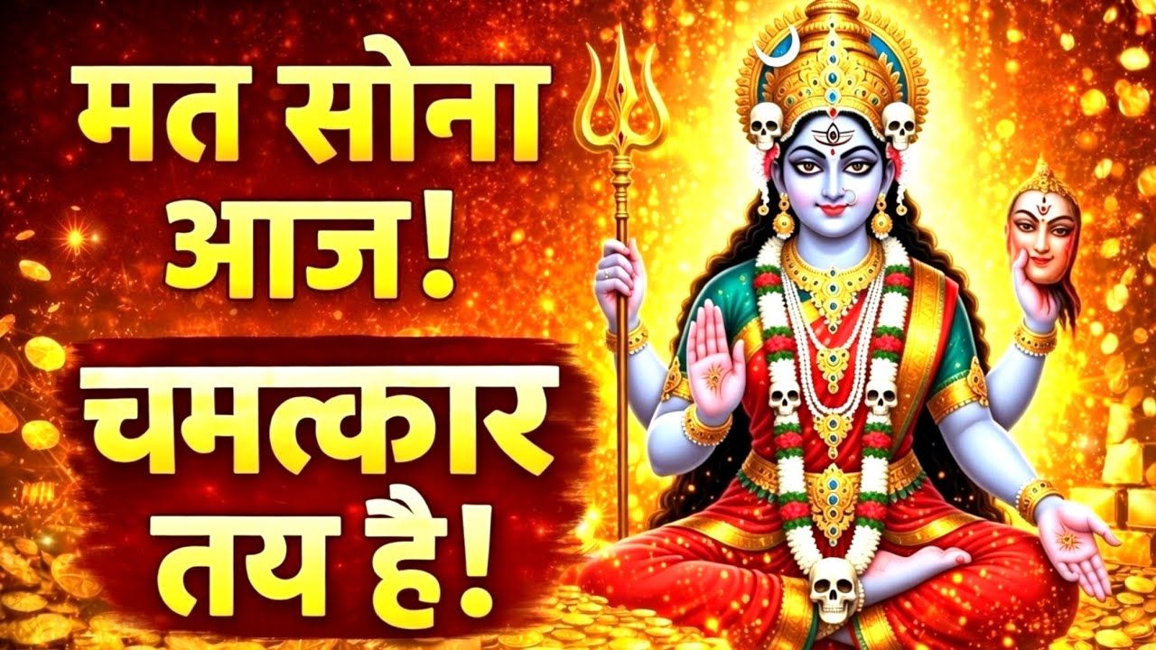 मत सोना आज जल्दी! मां लक्ष्मी ने तुम्हारे लिए चमत्कार तय कर दिया है @LekhaAI2M #bhakti 