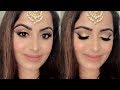 गोल्डन वेडिंग मेकअप घर पे कैसे करें Golden Indian Wedding guest Makeup At Home using Only COLOURPOP