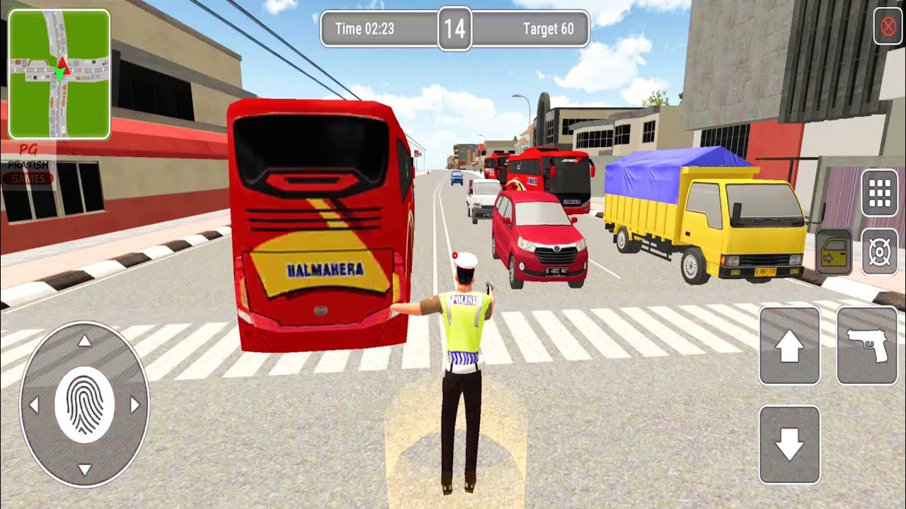 AAG Police Officer Simulator - #4 🚦 Traffic Police Job 👮 - Android Gameplay Video | Car Games 3D
