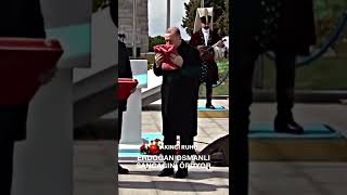 Erdoğana Osmanlı Sancağı Takdim Edildi