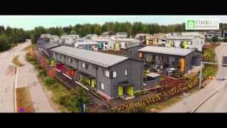 Prefab timber frame wall elements – project Kauklahden Finland (EN)
