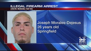 Springfield man arrested after police allegedly seized illegal firearm