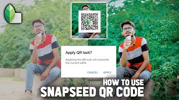 Photo Edit Using QR Codes in Snapseed App || Oneclick Photo Retouch - awsmclick