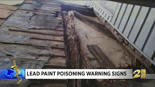 Lead paint poisoning warning signs