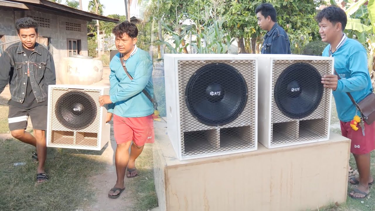 Test 15 inch J BIN Speaker Box YouTube