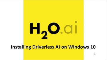 Installing Driverless AI on Windows 10 Pro