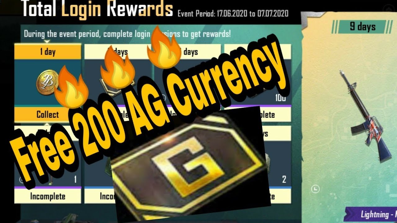 Total Login Rewards Login 200 AG Currency Kittum 