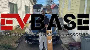 Tesla Model Y  EVBASE Side Skirts Splitter Lip ABS Body Kit Extensions Diffuser Panel Pair F Style