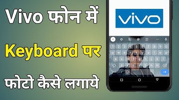 Set Photo On Keyboard | Vivo Phone Me Keyboard Par Photo Kaise Lagaye