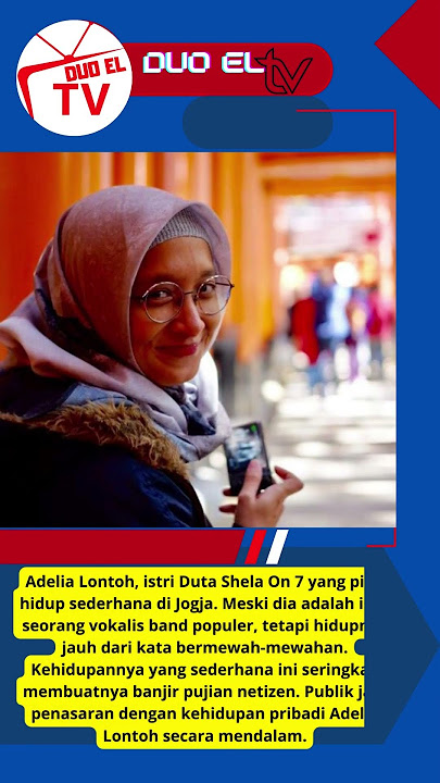 Adelia Lontoh, Istri Duta Sheila on 7 yang Pilih Hidup Sederhana di Jogja