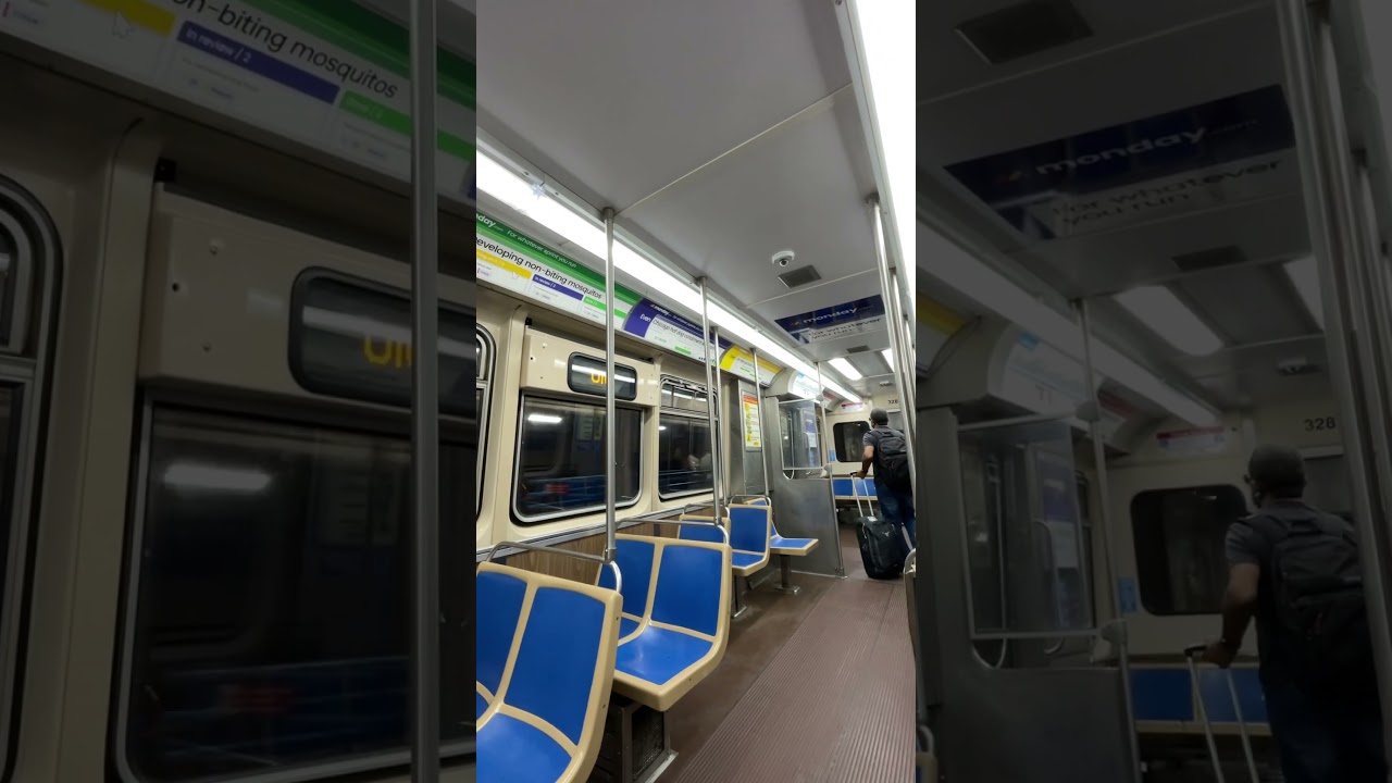 CTA Blue line metro Chicago 