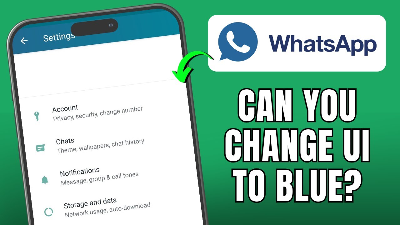 Can You Change WhatsApp Green Color To Blue On Android (Newest Updates)