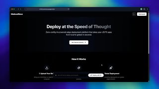 NimbusWave v1.0 | AI powered edge deployment platform for JS/TS apps | Masta.ai Build Hackathon |