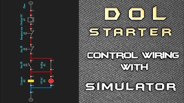 DOL STARTER CONTROL WIRING WITH SIMULATOR
