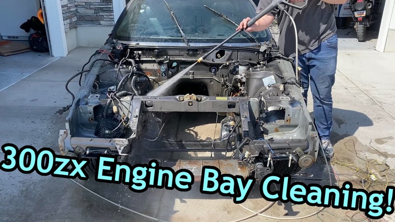 300zx Engine Bay Cleaning! 300zx z31 RB Swap (Part 14) YouTube