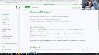 RSK Workshop at Chainlink Hackathon