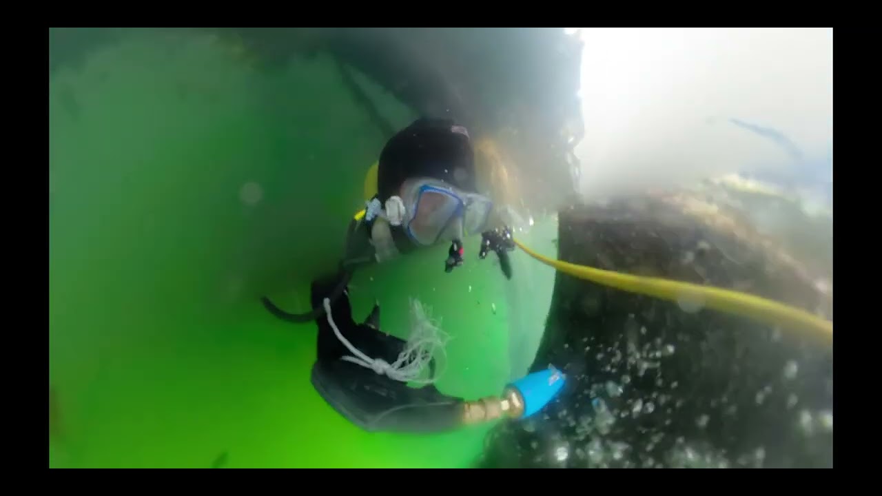 underwater pressure washing a sailboat YouTube