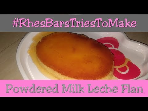 Rhes Bars Tries To Make Powdered Milk Leche Flan