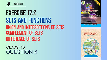Exercise 17.2 Class 10 question 4 Maths | Sets and Functions | Ex 17.2 Class 10 q4 Sindh board