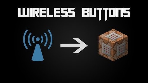 Wireless Buttons In Vanilla Minecraft!