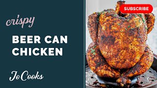 Beer Can Chicken: Crispy Skin, Tender Meat, and Cheers! | JoCooks.com