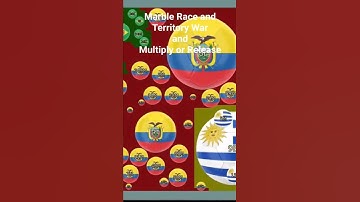 Multiply or Release x Territory War x Marble Race, Soccer Battle with Counntry Balls #shorts #fyp