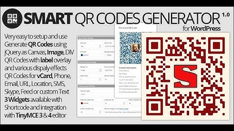 Smart QR Codes Generator
