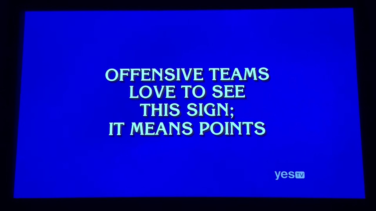Jeopardy, Paul Trifiletti Day 5 - Football category...will it work out this time?? 😜😜 (3/10/20)
