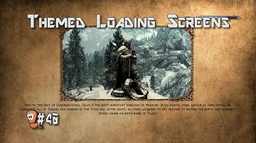 Themed Loading Screens - Skyrim Mods