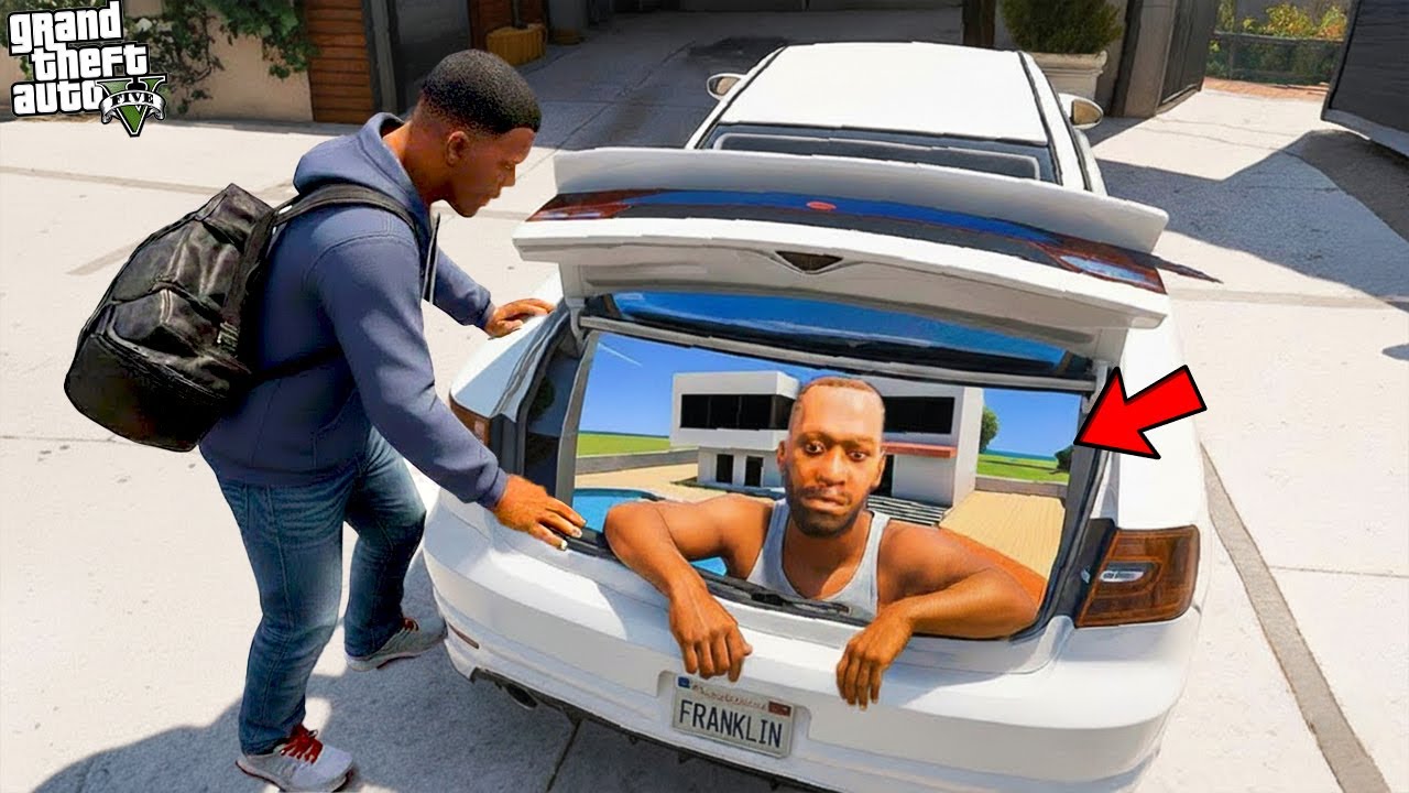 Franklin Found Secret INDIAN BIKE DRIVING 3D Portal Under Franklin's Car In GTA 5 | Paradox FTW