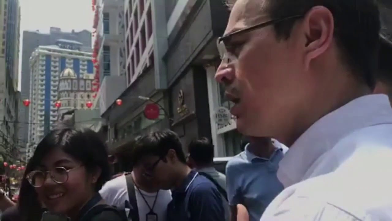 Manila Mayor Isko Moreno ON THE JOB