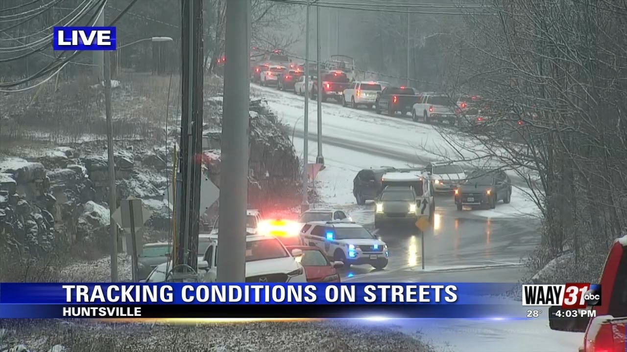 Tracking road conditions with StormTracker 31 - YouTube