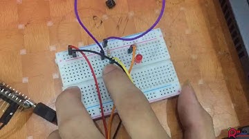 [MLAB.VN - Học MicroPython]  Lập trình LED Button trên ESP8266 với MicroPython #Shorts