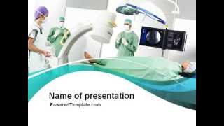 Preparing Of Operating Room PowerPoint Template by PoweredTemplate.com